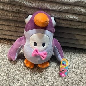 Fall Guy Plush Purple Penguin Plush NWT